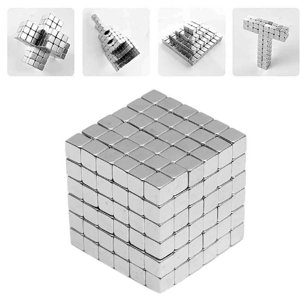 216 Pcs Powerful Rare Earth Neodymium Square Magnets Block Cubes Educational Toy magical intellectual toy perfect Christmas gifts