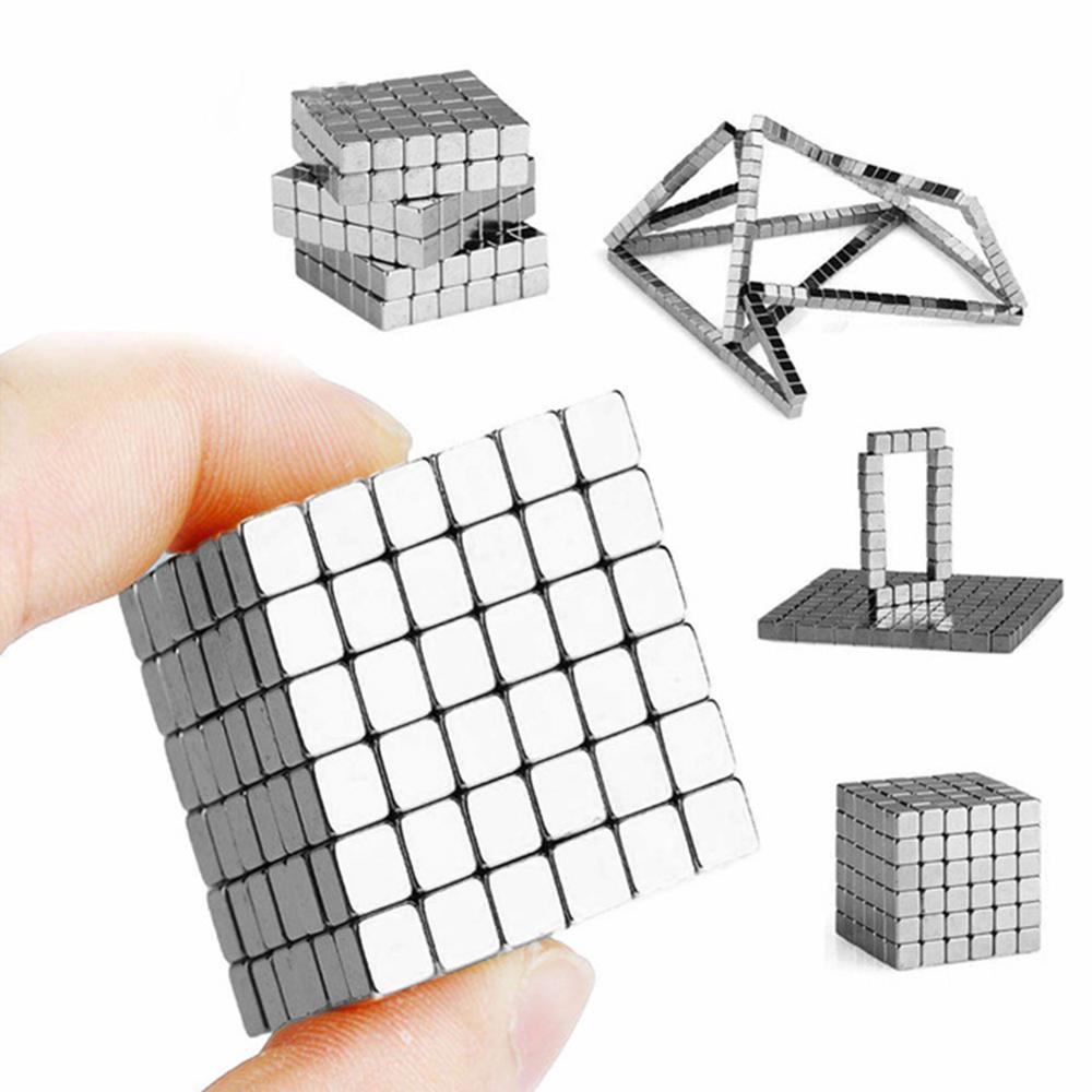 216 Pcs Powerful Rare Earth Neodymium Square Magnets Block Cubes Educational Toy magical intellectual toy perfect Christmas gifts